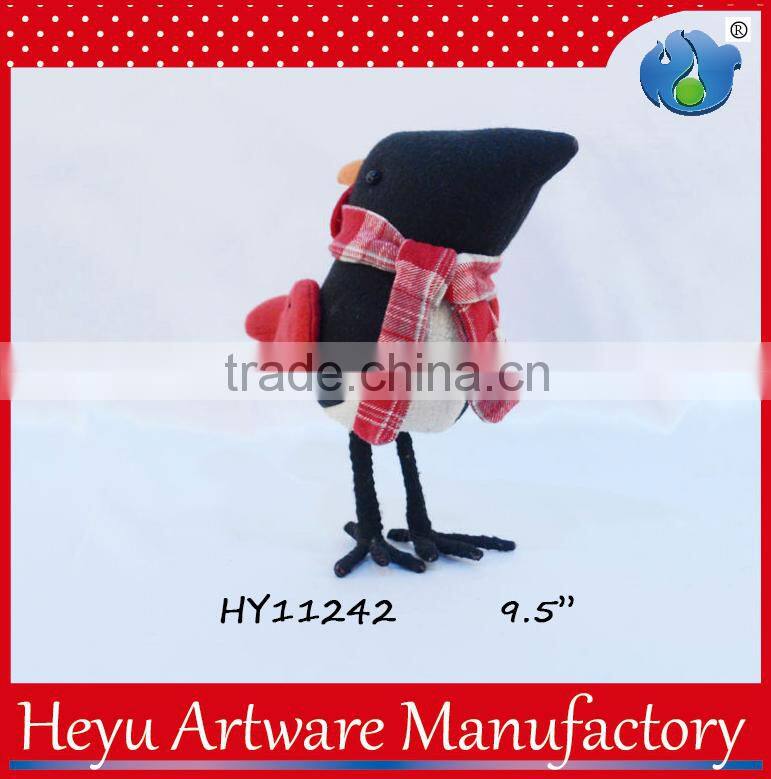 2015 Red and Black Animated Plush Christmas Ornament Crafts