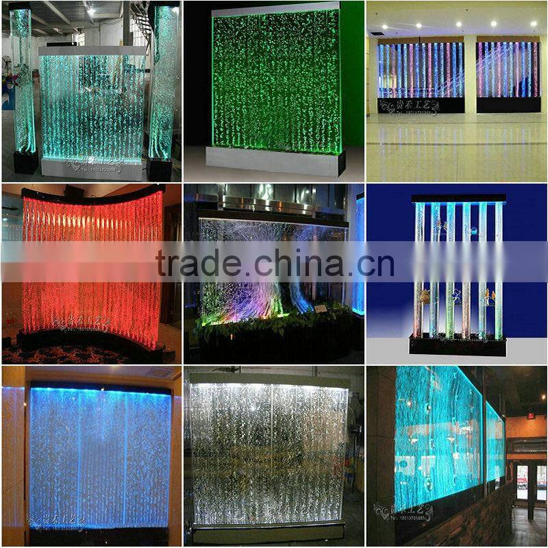 acrylic water bubble wall led dance bubble home and coffee shop decoration