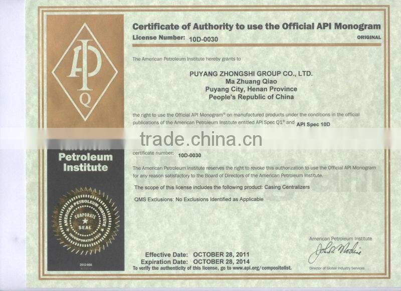 2015 hot sales for API standard oil casing pipe with high quality