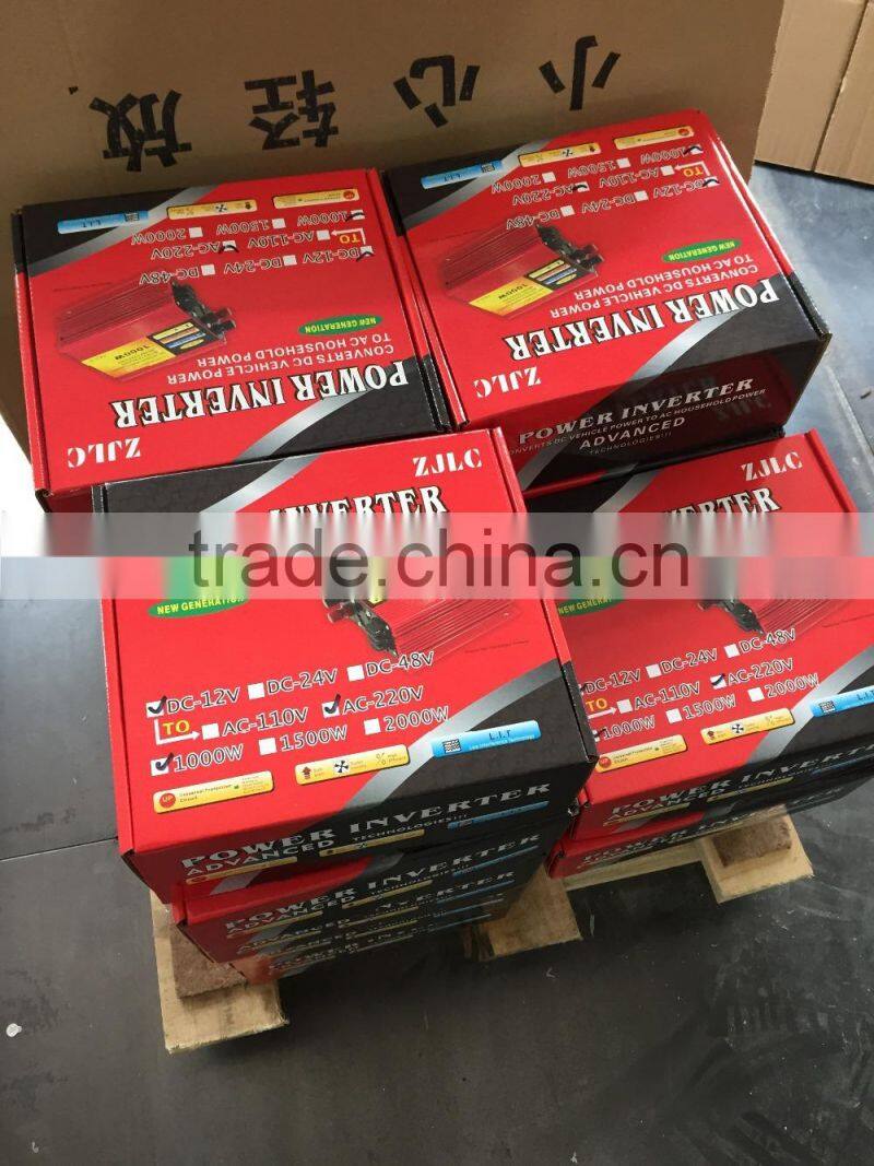 Factory price modified sine wave power inverter 1000w 12v 220v