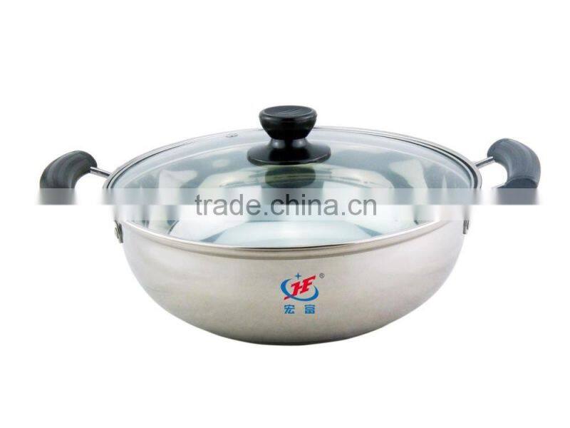 stainless steel kitchenware hot pot manufacturers of china for sale
