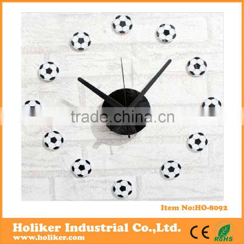 football design acrylic DIY clock for promotion