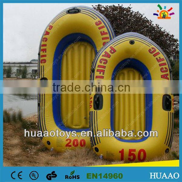 Commercial inflatable fishing boat