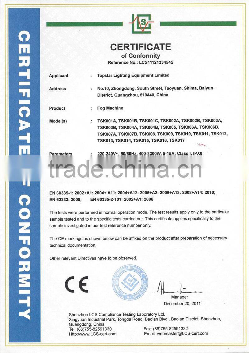 3000w low lying fog machine stage fog machine