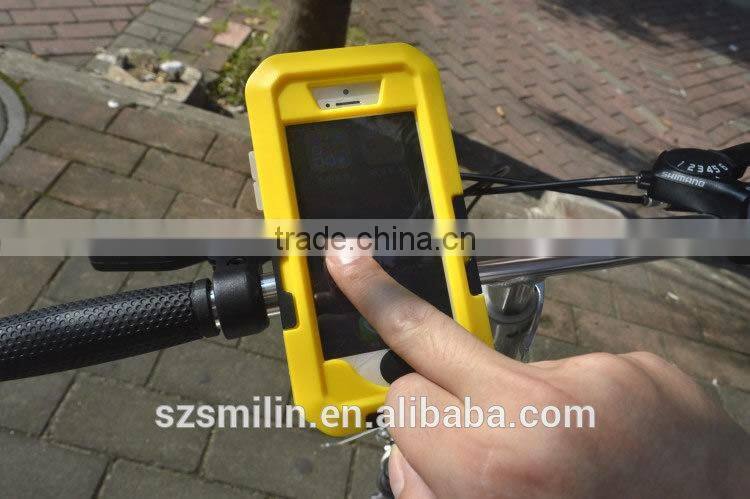 2015 New Touch Screen IPX8 8M Waterproof Phone Bike Motorcycle Holder Case for iPhone6 Plus iPhone4 4s 5 5s Protective Bag Mount