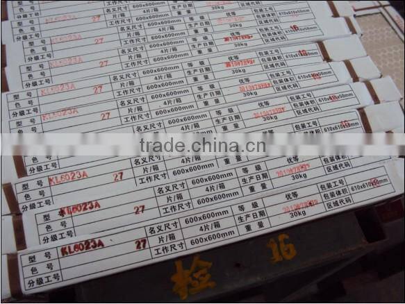 600*600mm ceramic tiles double loading series