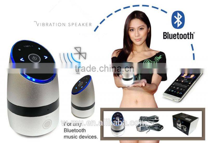 Vibroy Portable Vibration Speaker with MIC Bluetooth Hands-free Speakerphone
