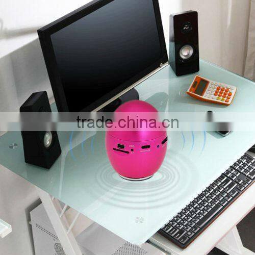 Ultra thin music mini subwoofer audio speaker factory support SD memory card fm radio function and new technology