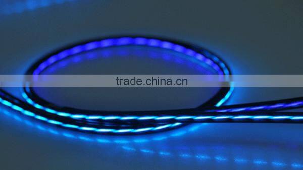 Mobile Phone Data Cable LED Light USB Cable For Android Smartphone