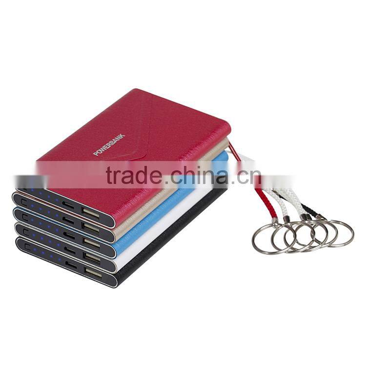 Promotional new wallet slim power bank 6000mah with ce