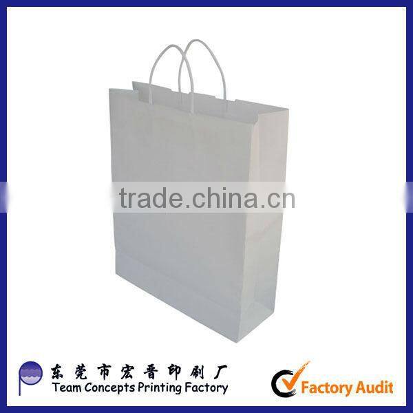 cheap white kraft paper gift bag