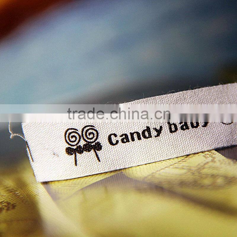 China Alibaba factory supply damask clothing label