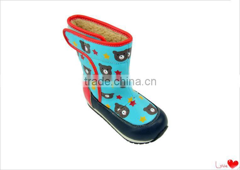 fashion cartoon lady girl warm boots non slip outsole