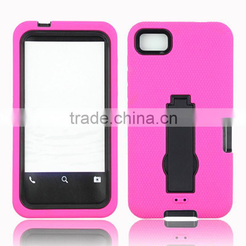 Robot design and kickstand hybrid case for Blackberry Z10
