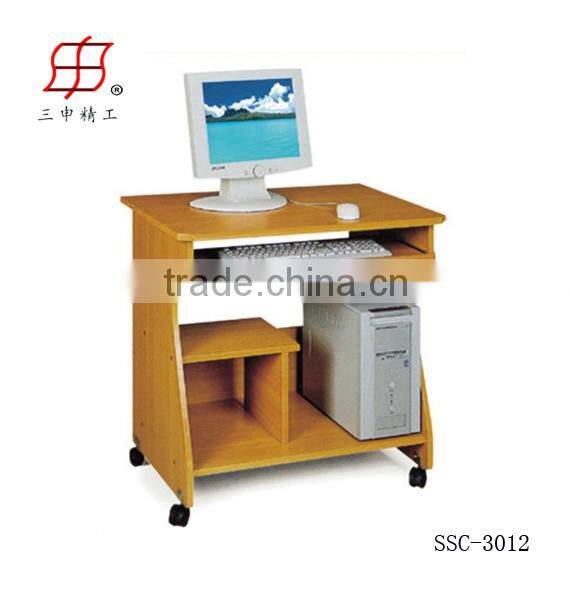 Wooden Mobile Computer Desk with ISO9001 Certificate
