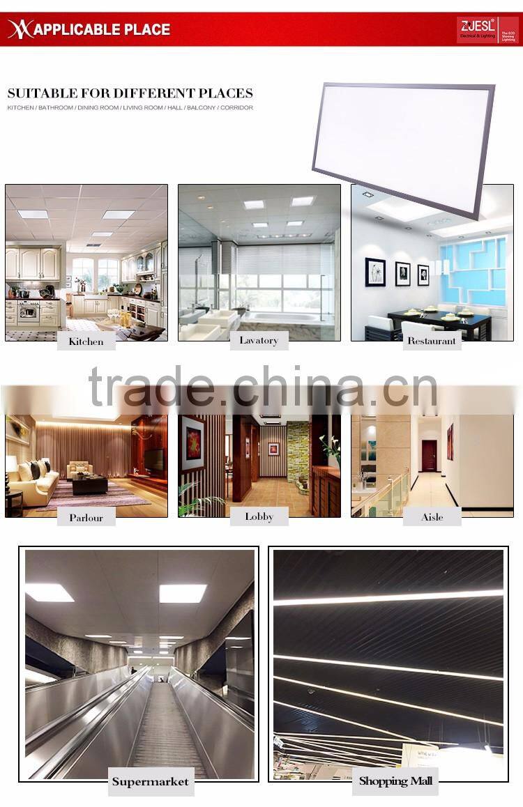 UL 600*1200mm Ra>80 PF>0.95 75W Aluminum Led Panel Light for Airport Railway Station