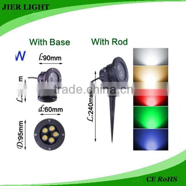 IP65 led garden light spike 12v 5w