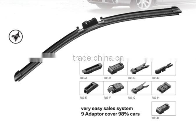 WB1008 Multifunctional Soft Frameless Windshield Wiper Blade