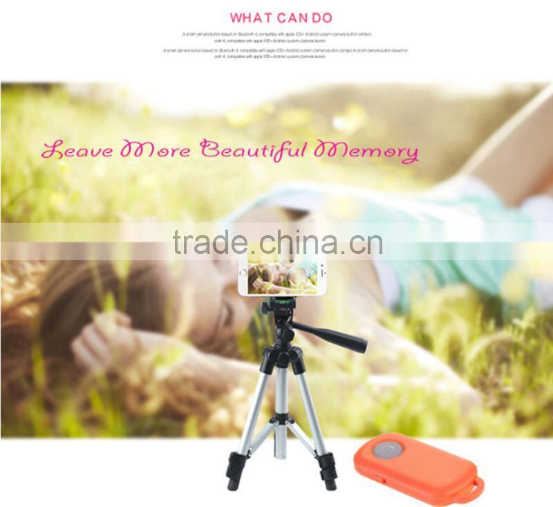 GLEESE High Quality Extendable Self portrait Monopod selfie stick + Bluetooth Remote Shutter