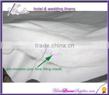 poly fiber hotel winter comforter with dobby casing fabric-most economical