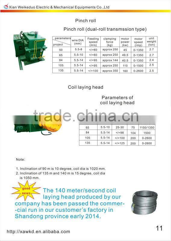 Hangji brand 2 Hi horizontal rolling mill machinery for tmt bar/wire rod production line