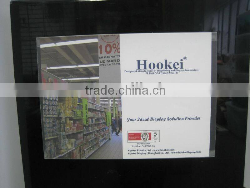 retail-heat bending PVC sign holders