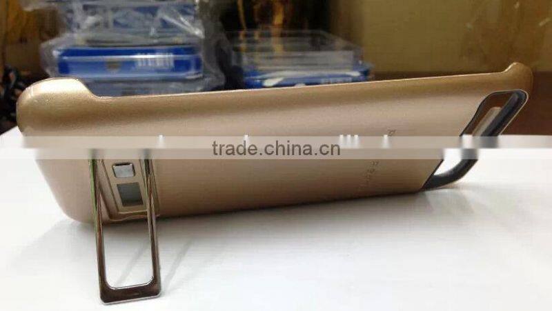 External battery case with LED screen display, 2015 innovative battery pack for i phone 6, factory offer battery cover charger