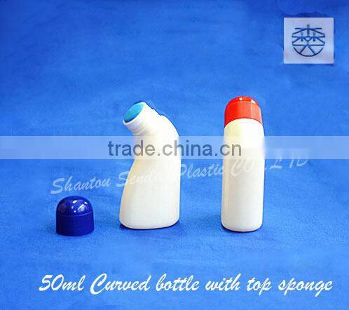 blue top and screw cap plastic bottle,relieve muscular aches plastic cap bottle
