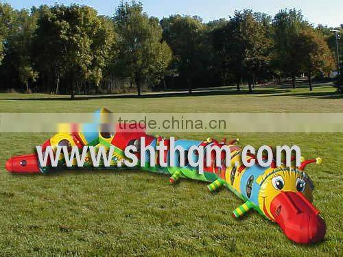 inflatable crocodile tunnel