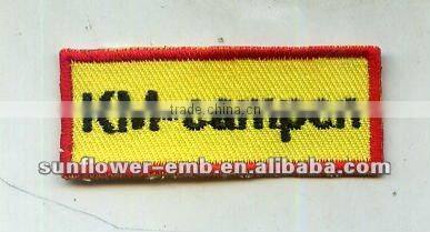 Fashion Embroidery CLUB patch attached