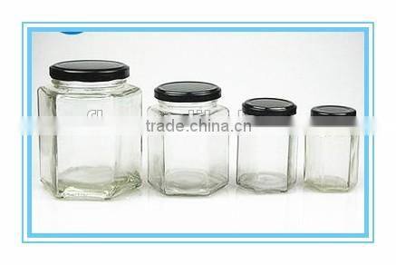 2016 Hot sale engraved 180ml glass mason jar with black metal lid
