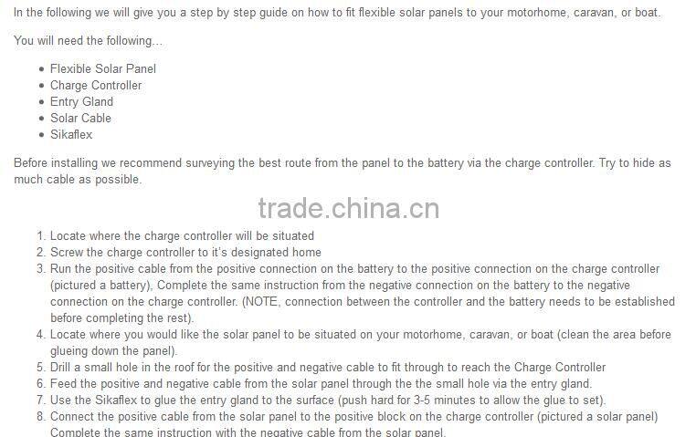 For small home use 100w photovoltaic solar panel forlow price in stock