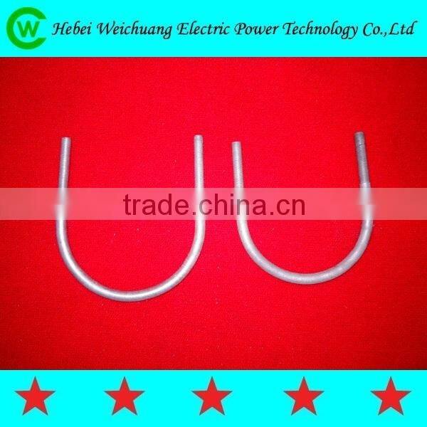 70kn High Quality Hot Dip Galvanized Standard U Bolt with Nut for Power Line Hadware Fittings Durable In Use