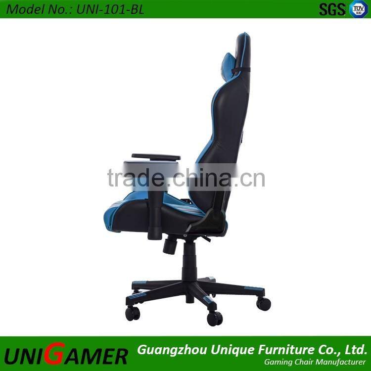 2016 New Design pu leather swivel racing style gaming office chairs with 3D armrest