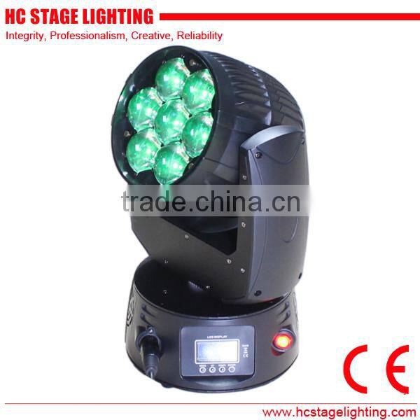 Dj lighting 7*15W RGBW 4 In 1osram led beam moving head mini with zoom