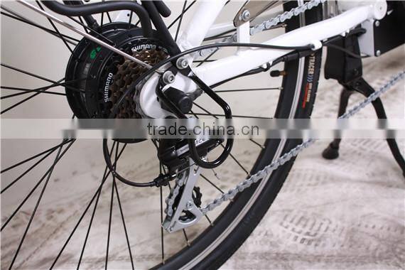 lady 36V 10AH Li-ion Battery Electric euro Bike with Pedal TDF12Z