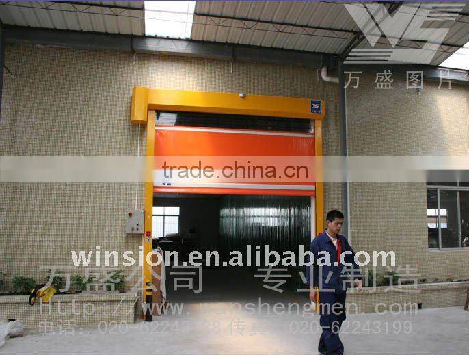 Warehouse pvc roll up door