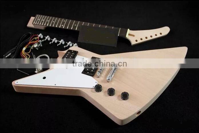exploited unfinished DIY electric guitar Kit
