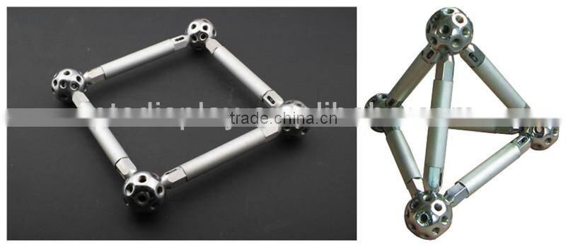aluminum tube display