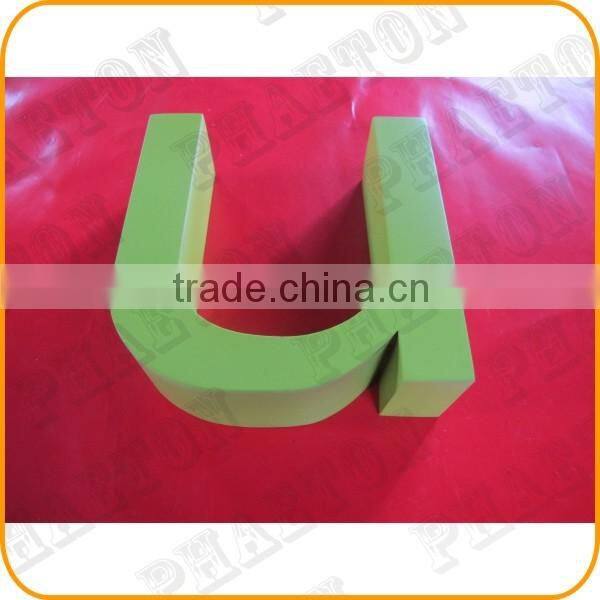 Baking finish Galvanized sheet led sign board for shop