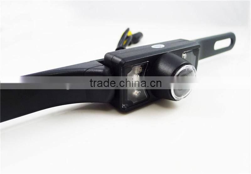 135 degree 12V Car vehicle reverse Back Up night vision camera with power cable and AV cable