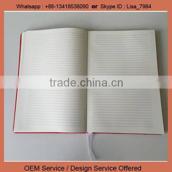 Custom notepad 80g paper inside 96 sheets with PU cover, paper notepad