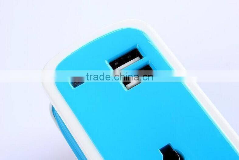 5V 2.1A Dual USB Wall Charger,Universal Wall Socket USB Charger with CE&RoHS-Green