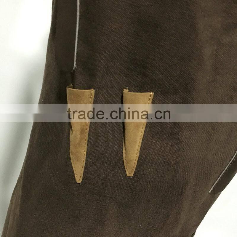 heavy duty canvas utility apron pattern,work aprons men ,coffee shop apron direct supplier