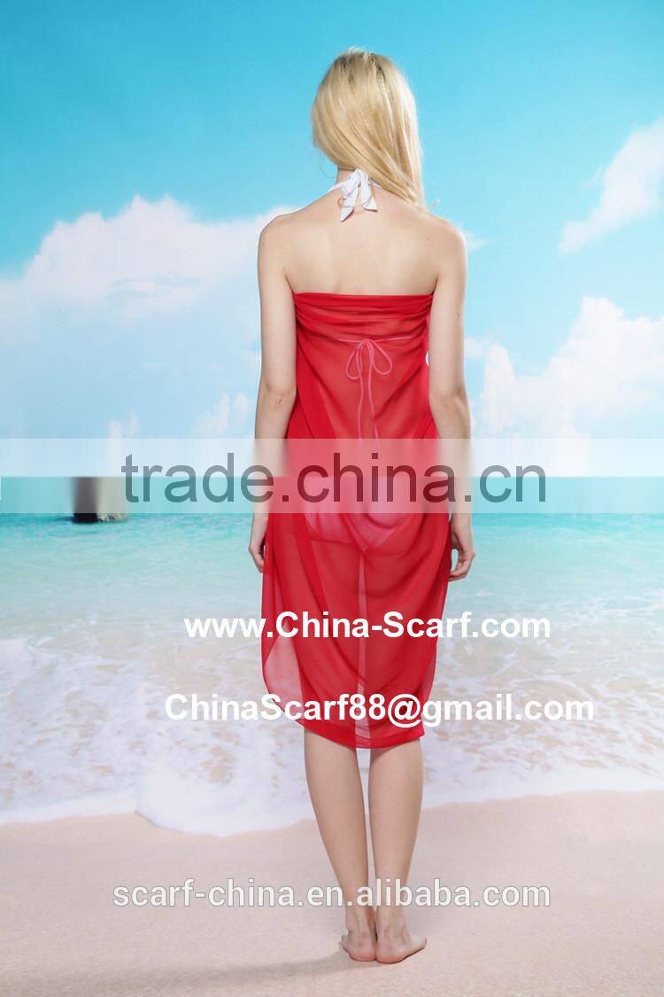 Sexy beautiful beach scarf