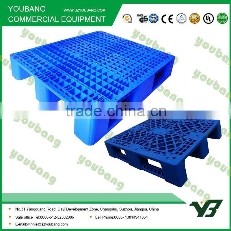 heavy duty plastic pallet with steel inside