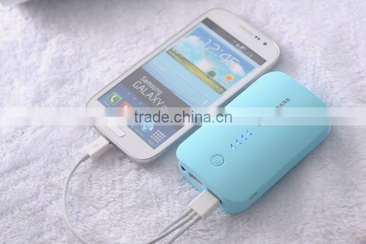 Power bank 6000mAh for Cellphone with 2 USB port