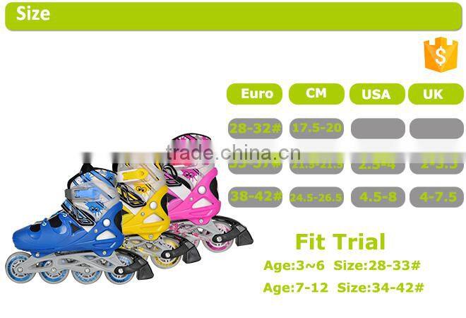 kids cheap pink blue bearing roller skates roller with ce certificate