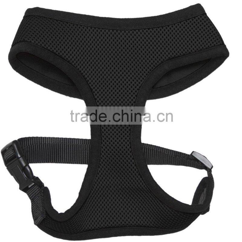 Dog Collar Harness Cat Pet Safe Control Easy Soft Walking no Pull Tug free