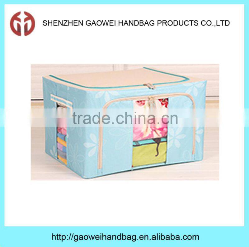 Eco friendly storage box;good quality custom printed foldable Oxford storage Box and Bin